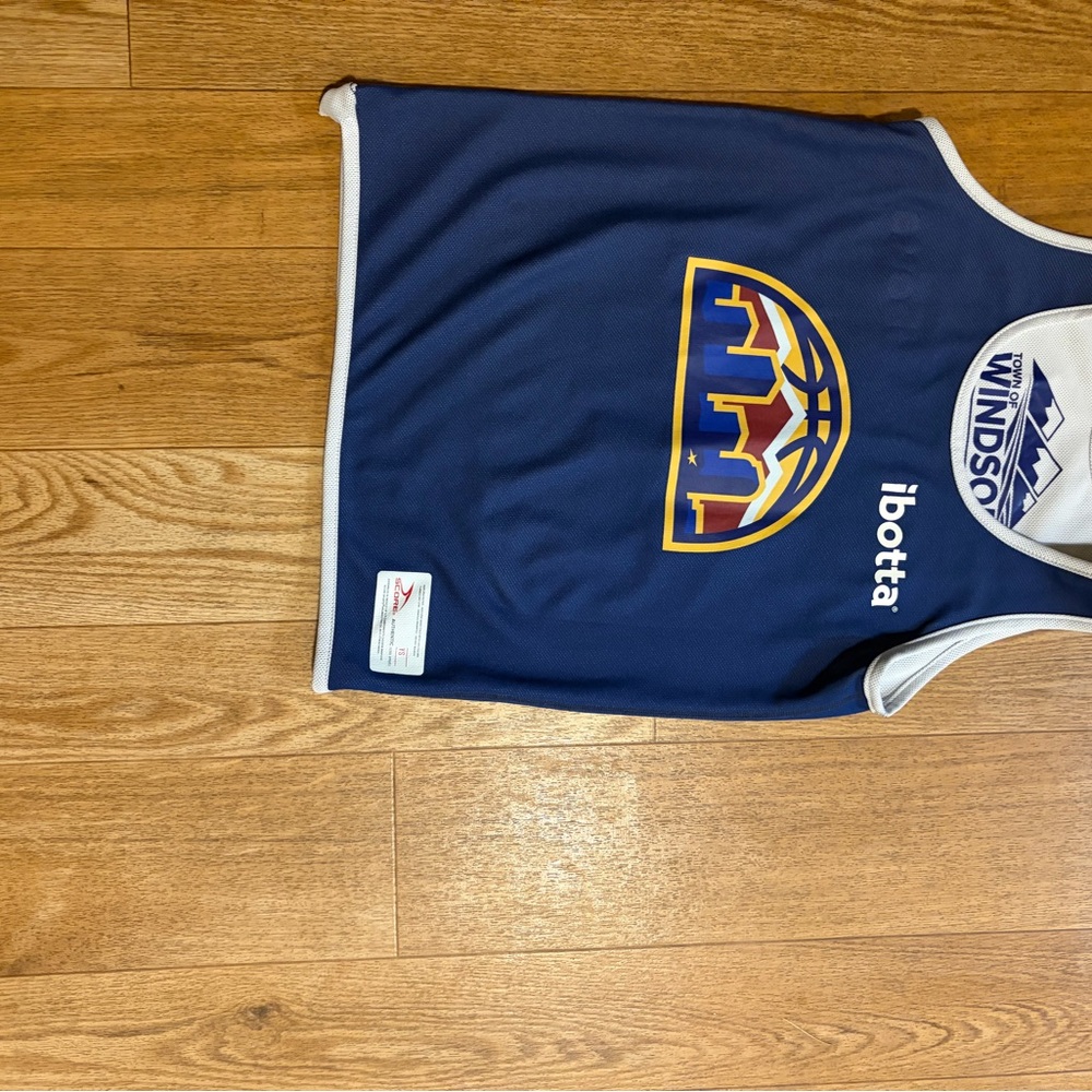 Windsor Navy Blue Kids Jersey with Yellow and Red Crest